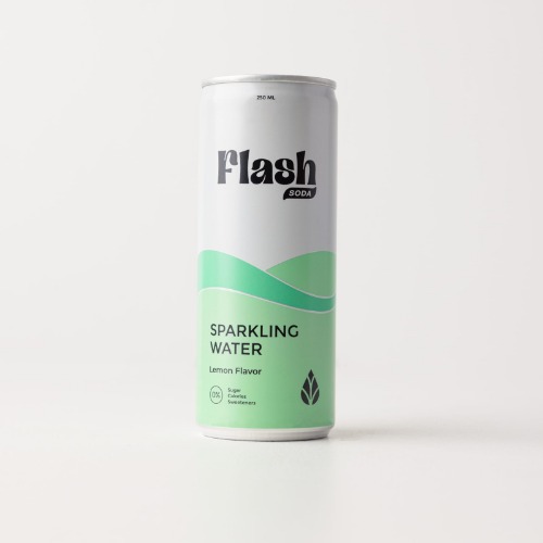 Flash Sparkling Water - Lemon Flavor